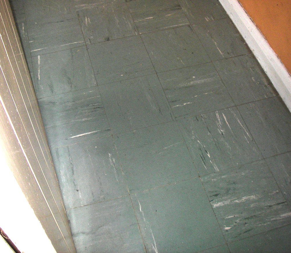 Asbestos flooring